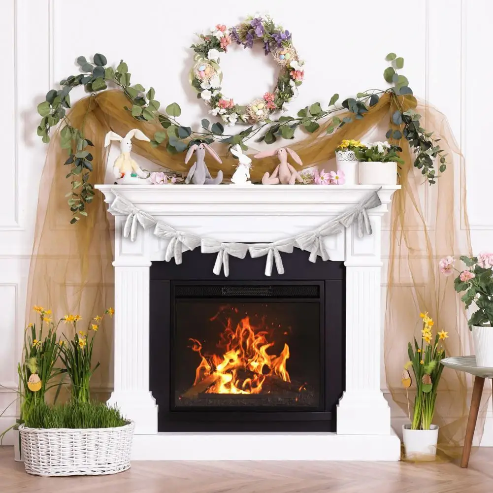 pre-attached-bow-wreath-6pcs-velvet-bow-tie-wreaths-christmas-garland-decorations-with-ropes-holiday-decor-for-mantel-fireplace