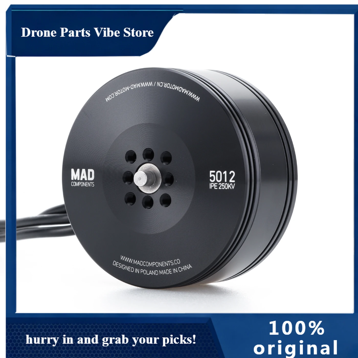 

Бесщеточный двигатель APMAD 5012 IPE V3.0 KV160 KV250 KV320 KV340 для сельскохозяйственных дронов-опрыскивателей