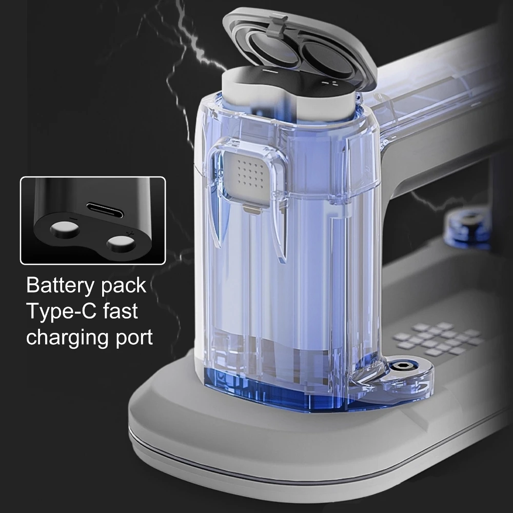 Elektrischer Vakuum-Saugnapf mit 2400 mAh wiederaufladbarem Akku zum Heben von Glasfliesen mit schmalem Panel, robuster Heber-Saugnapf