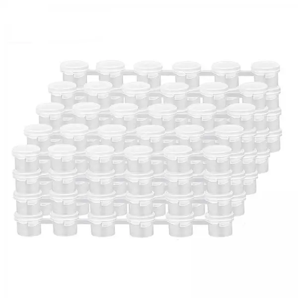 Empty Paint Strips 2ml Mini Paint Pots for Acrylic Paint Storage Containers Portable Art Craft Kits for School Painting Supplies