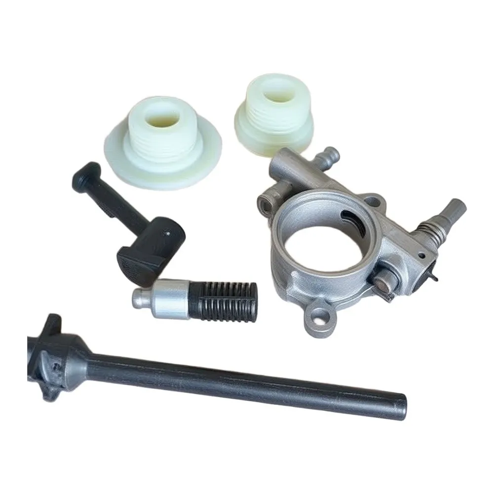 Endless Screw Oil Pump for chainsaw Parts Worm Screw Assembly Oil Pump Pipe Wear Resistant Design Continuous Flow System