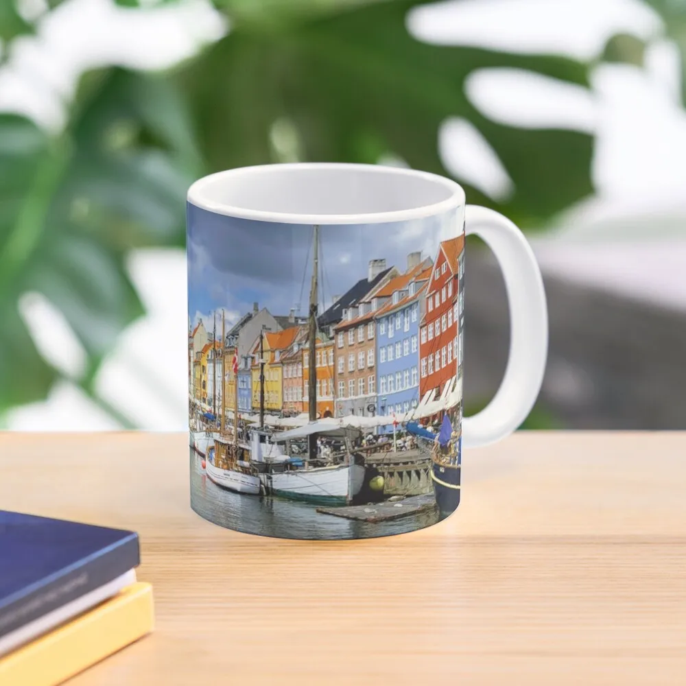 

Copenhagen Lock Bridge Nyhavn harbour Coffee Mug Coffee Thermal Mug Aesthetic Coffee Cups