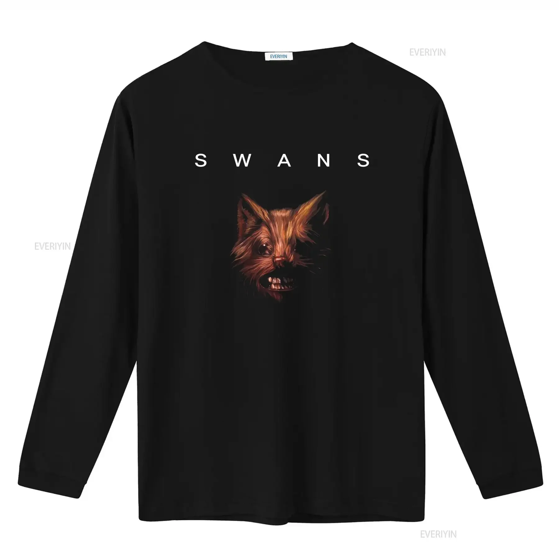 جديد البجعات الفرقة The Seer ألبوم أسود كل حجم تي شيرت VC1136 خمر غسلها أوم لينة أنيقة تنفس الموضة