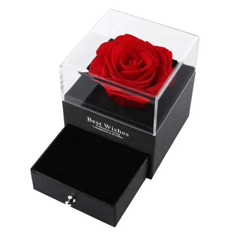 Hot Sale MOTHER'S Day Eternal Flower Artificial Flower Gift Box Jewelry Box Mother's Day Express Love to Mom: Boutique Gift Box