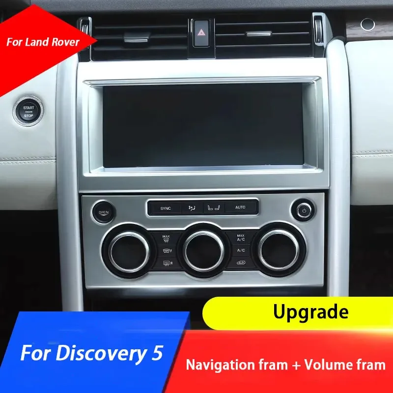 

For Land Rover Discovery 5 2017 2018 2019 2020 Car Accessory Modified Interior Center Control Panel Gear Head Decoration Sticker