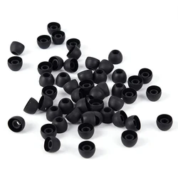 50pcs/lot  Soft Silicon Ear Tip Cover Replacement Earbud Covers For In-Ear Headphones Earphones Accessories