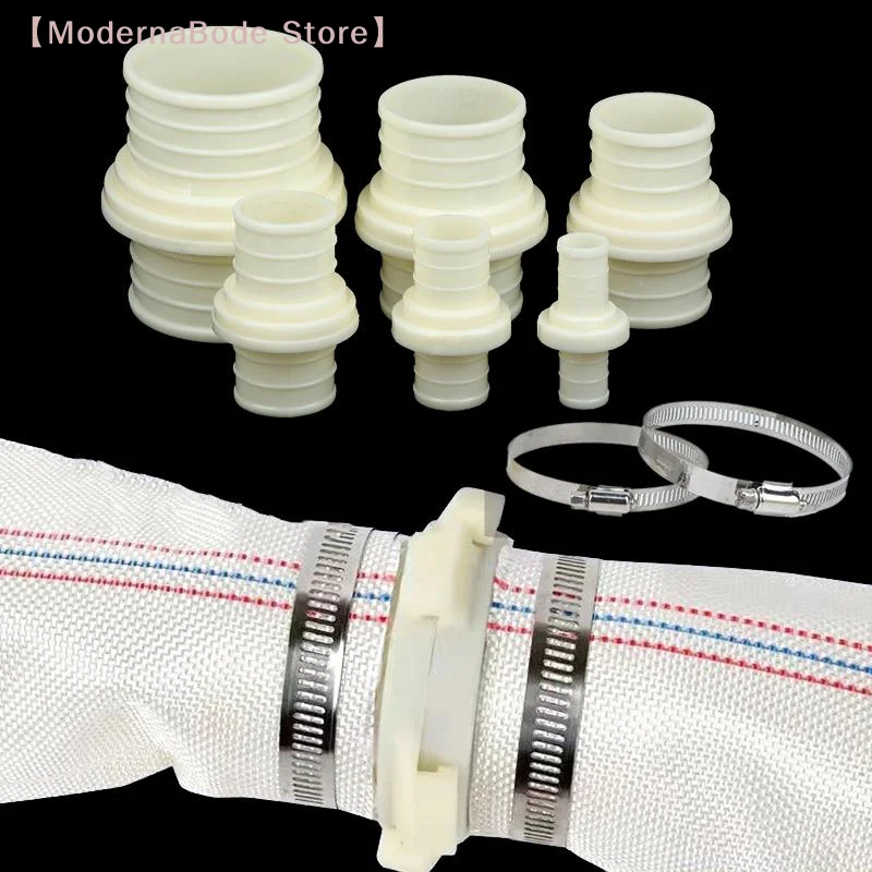 【M】1/2/3/4inch Garden Irrigation Hose Adapter ABS Plastic Quick Connector Agriculture Watering Pipe Tube Connect Repair