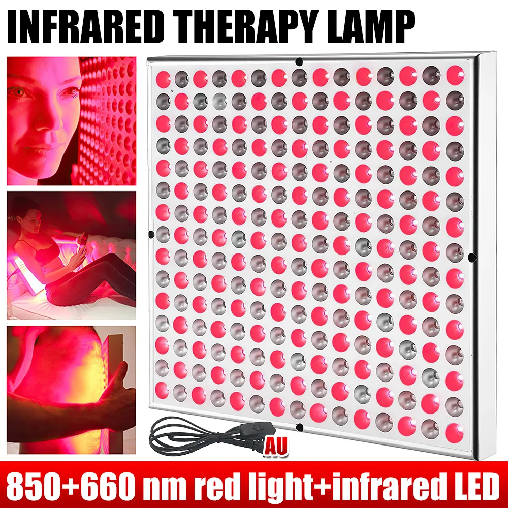 45W Infrared Therapy Lamp Red 660nm Near Infrared 850nm for Full Body Face Skin Care Beauty Health Joint Muscle Pain Relief