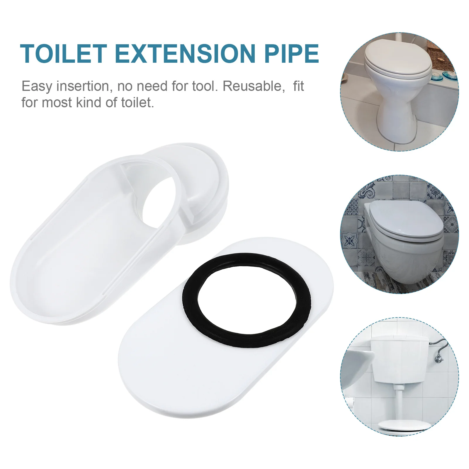 

Plastic Toilet Shifter Anti Blocking Leak Proof Toilet Drain Fittings Device for Changing Water Outlet Position