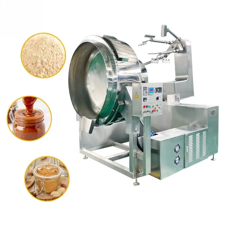 Automatic Industrial Biryani Food Cheese Caramel Chili Sauce Gas Electric Planetary Cooking Mixer Jacketed Kettle Wok Machine