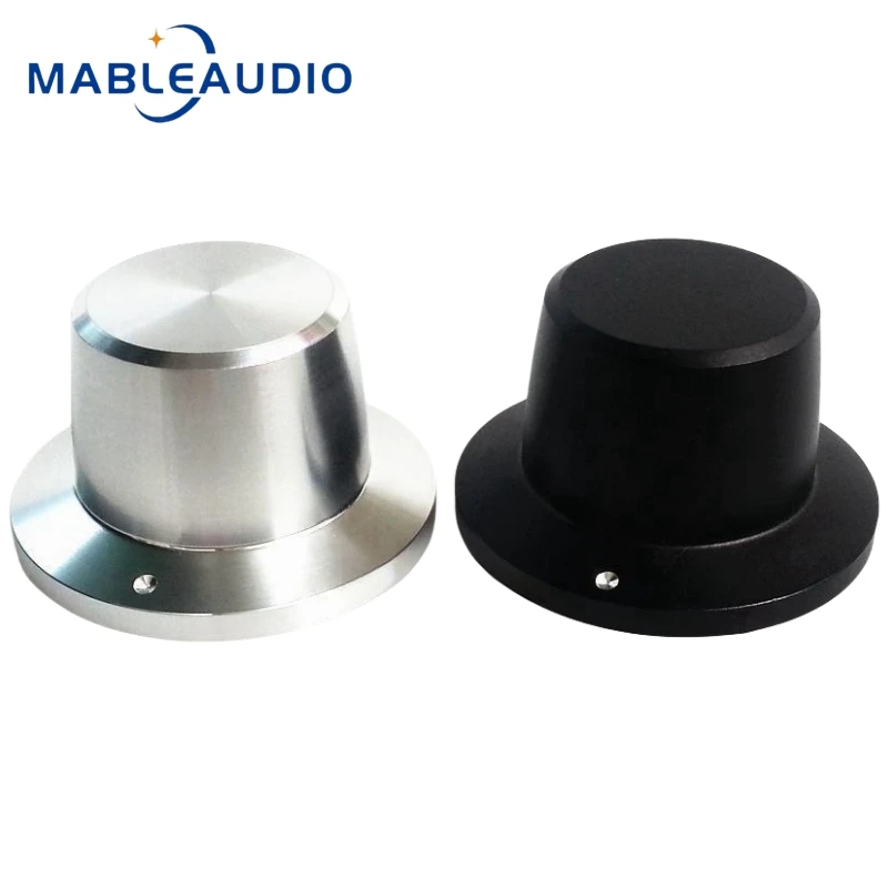 1PCS 38X22X25mm Alle Aluminium Legierung Solide Knopf Potentiometer Volumen HIFI Audio Verstärker CD Ton Zylinder glatte Knopf – Detail 1