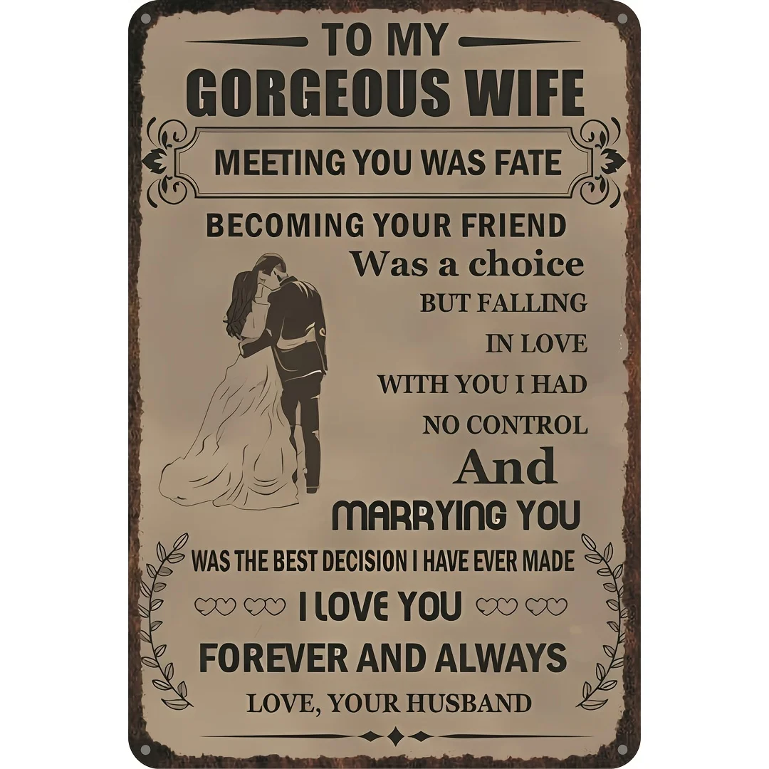 Vintage Metal Sign 