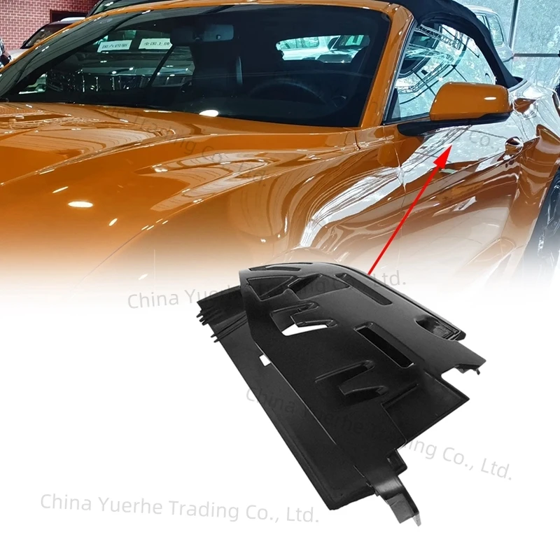 

Левая сторона зеркала заднего вида, нижняя крышка держателя для Ford Mustang 2015-2021, автомобильное зеркало заднего вида, нижняя часть корпуса, внутренняя рамка