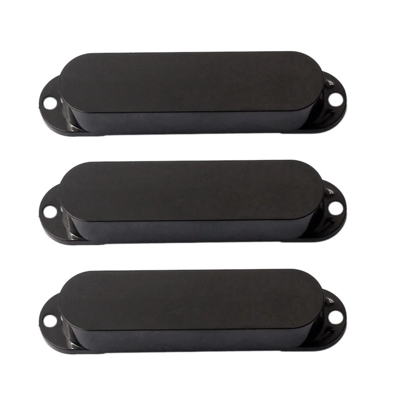 RTSHE-หม้อสําหรับ Strat กีตาร์ 1 Volume 2 Tone Control 5 Way Switch 3-500K หม้อสีดํา St ปิด Single Coil Pickup Cover