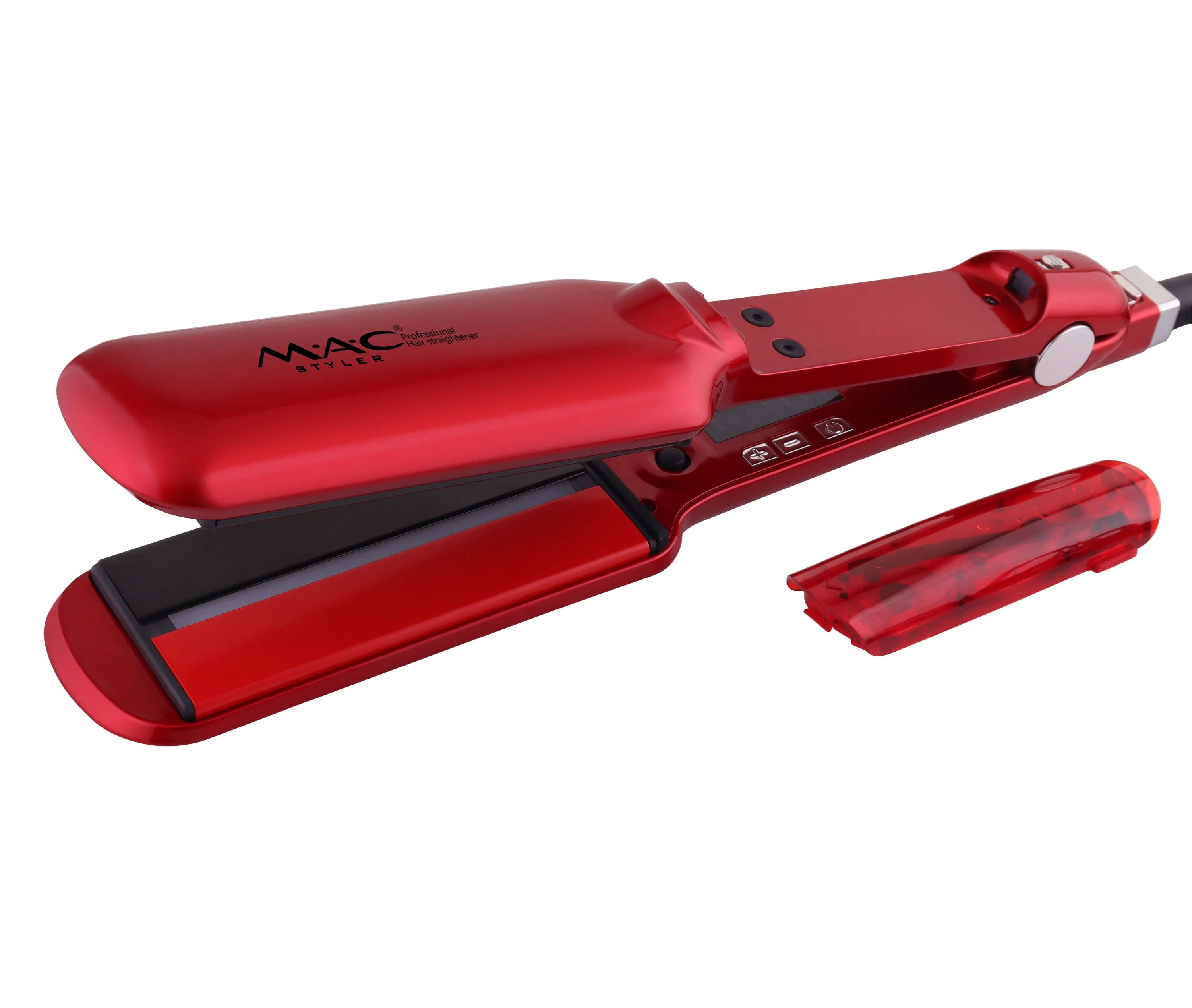 Professional Salon Hair Straightener Steam Iron Wholesale Negative Ionic Infrared Steampod Flat Iron