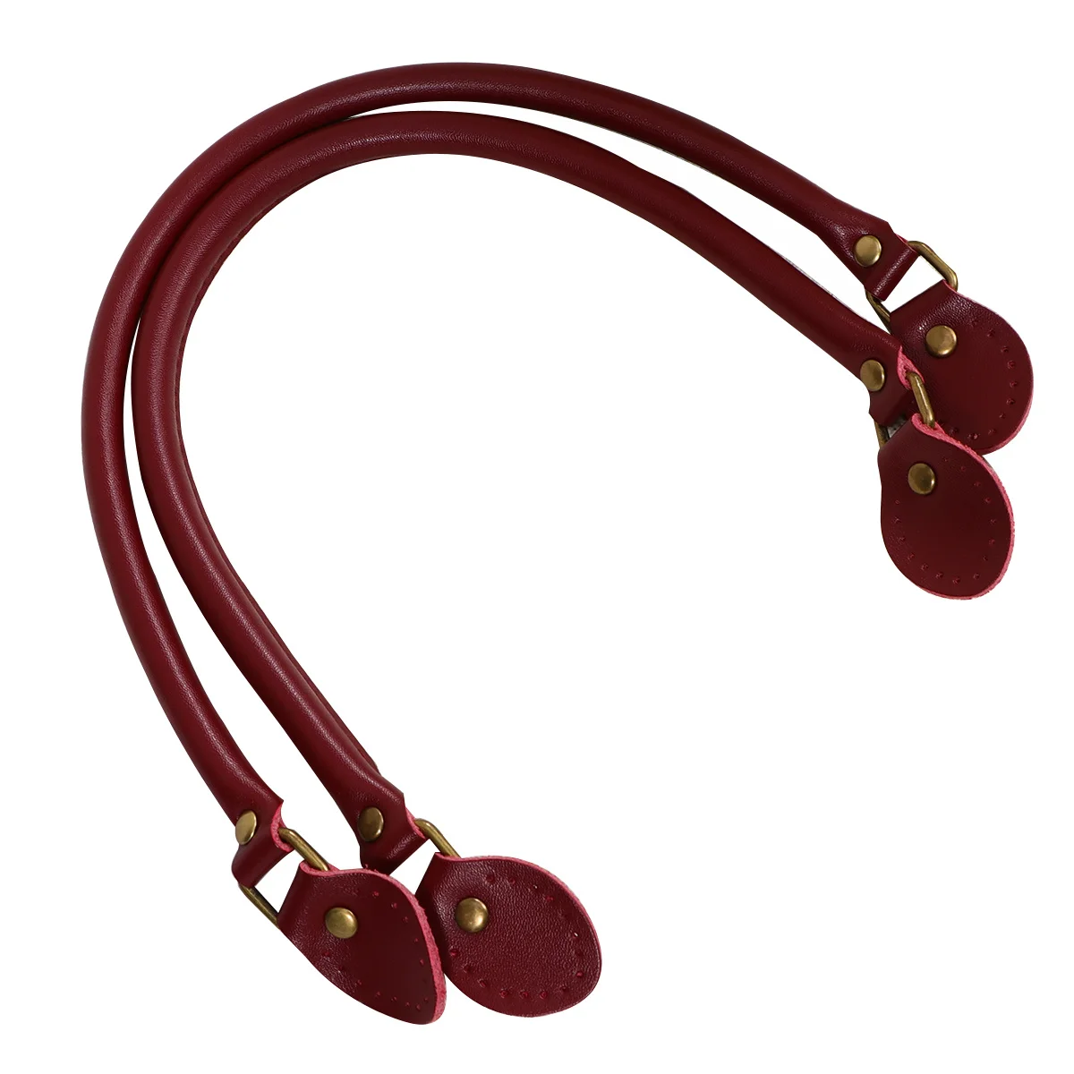 

1 Pair 60Cm Cowhide Bag Strap Thickened Diy Replacement For Handbag Crossbody Pouch Tote Sewing Belt Accessory