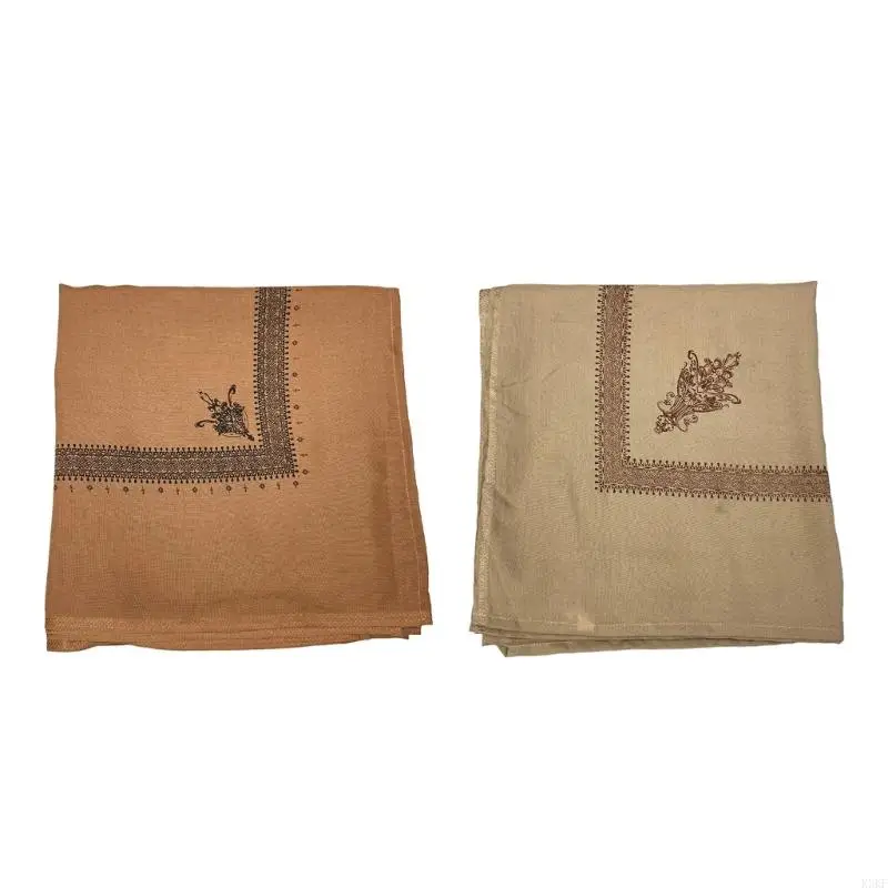 

K3KF Breathable Shemagh Scarf Desert Shawl Headwrap for Cultural Event Arab Headpiece