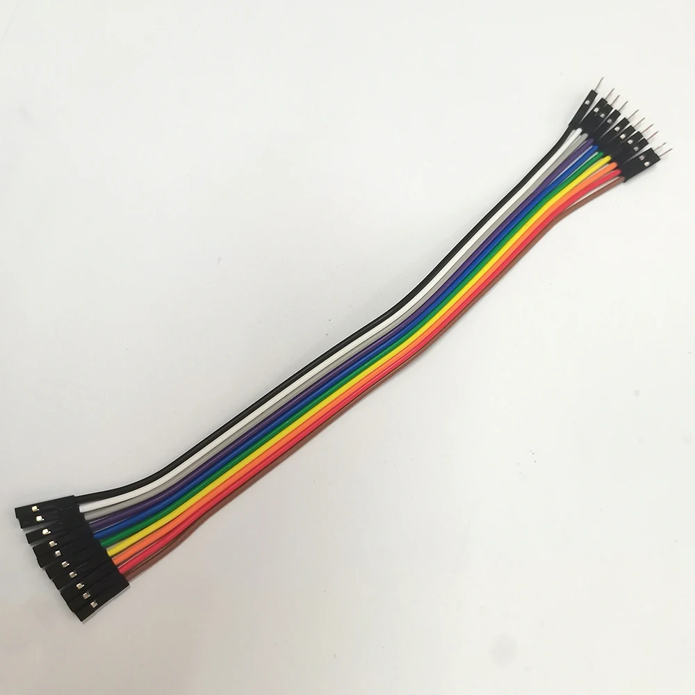 10P Regenbogen-Jumper-Verlängerungskabel, 2,54 mm Rastermaß, Stecker auf Stecker, Stecker auf Buchse, Buchse auf Buchse, Draht für Breadboard DIY, 0,2, 0,3 m, 0,5 m, 1 m – Detail 15