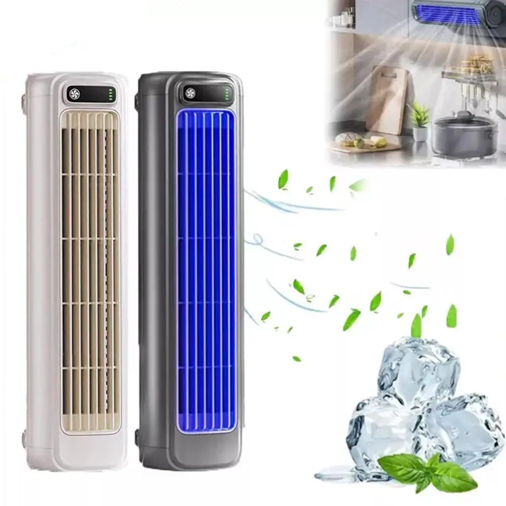 Ventilador de cocina de tres velocidades, enfriador portátil de pared, Ultra acondicionado, silencioso