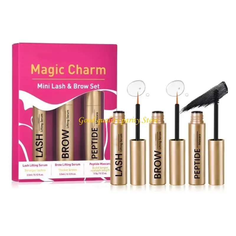 M4YA Brow Enhancer wimper Serums voor dikkere, langere wimpers en wenkbrauwen Mini Lash & Brow Set Lash Serums voor wimpergroei