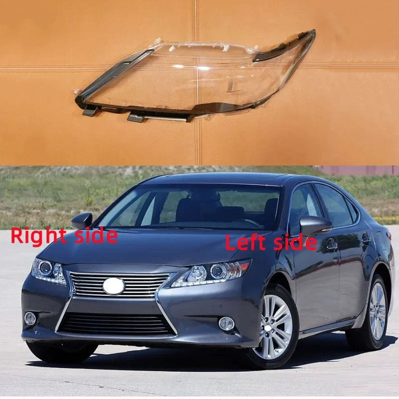For Lexus ES ES250 ES300 ES350 2013 2014 Car Headlight Shell Headlamp Lens Cover Replace Lamp Shade Headlamp Glass
