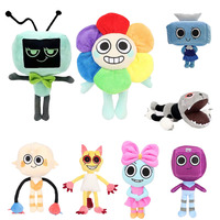 New Dandy's World Plush Kawaii Dandy World Scrap Stuffed Horror Game Goob Pebble Plushie Soft Pillow Doll Cute Room Decor Toy