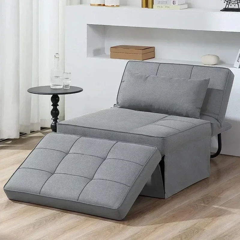 Sofá-cama Moderno Sleeper، 4 em 1 Cadeira Funzione، صالة تشيس، سرير المعيشة