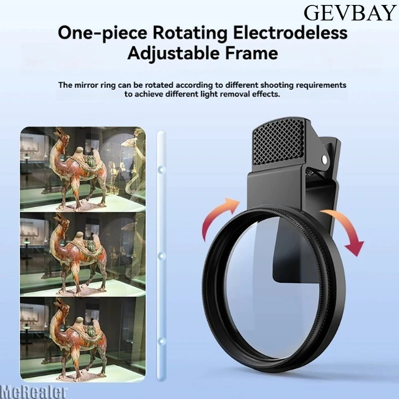 Universal Clip-on CPL Circular Polarizer Filter Mobile Phone Camera Lens for iPhone Xiaomi Samsung