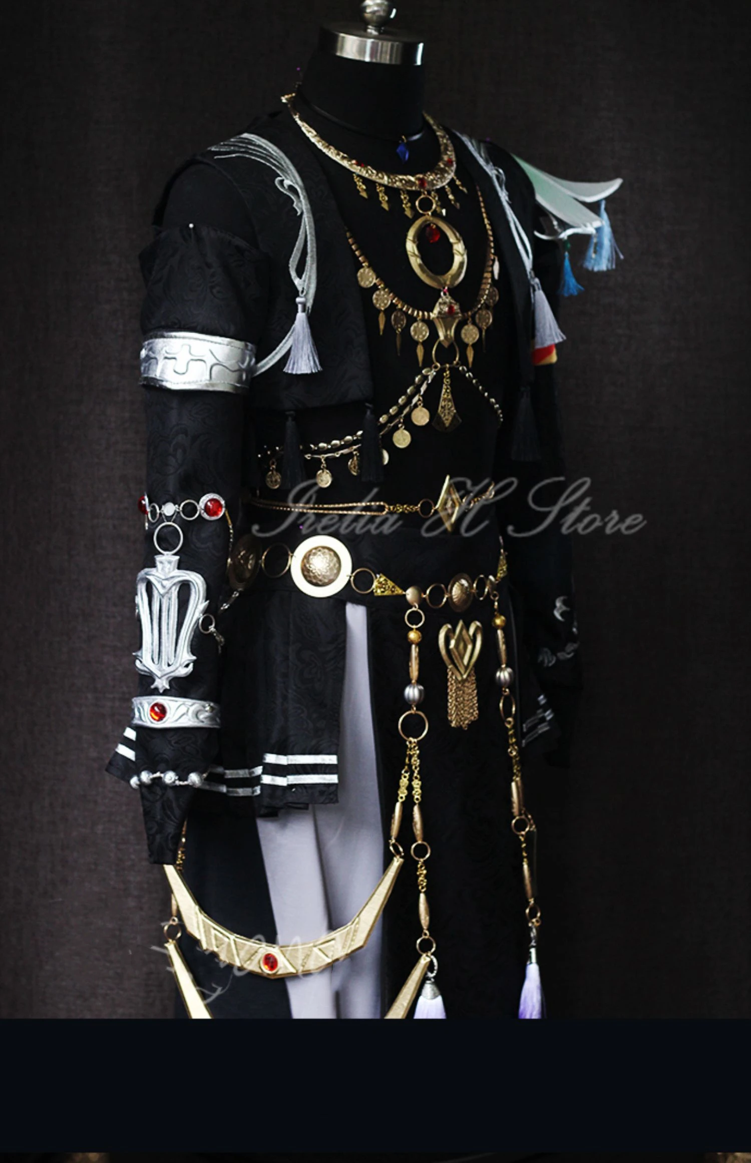 Irelia H Store Custom size made FF14 Cosplay Costume Final Fantasy XIV male Dancer FF14 Cosplay Costume