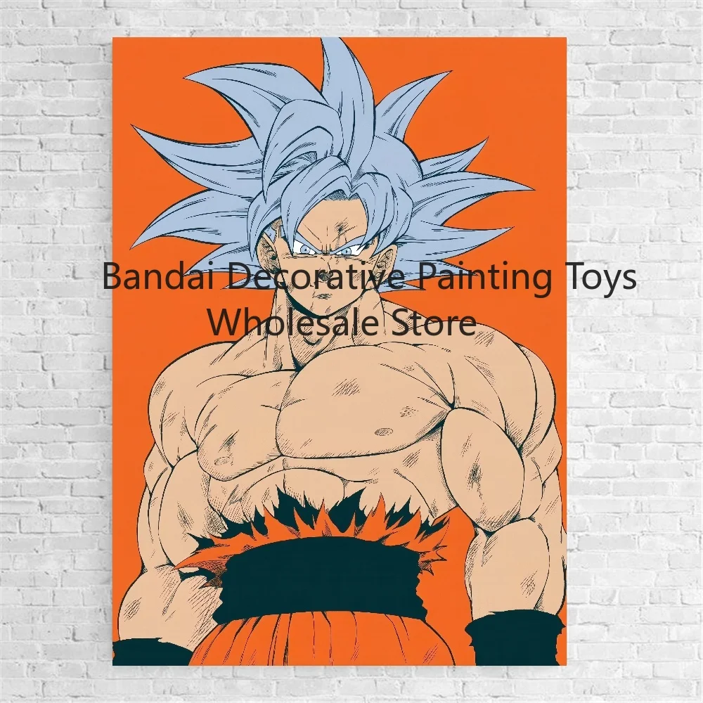 Anime Super Saiyan Goku Vegeta HD Canvas Painting Poster Wall Art Print Dragon Ball Pictures Classic Home Decor Bedroom No Frame