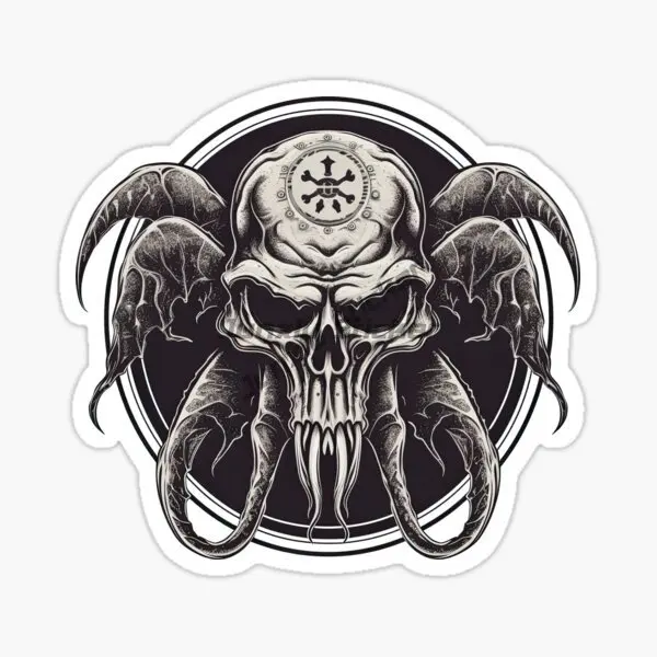 Cthulhu Great Old Ones Octopus Monster Tentacles Creative PVC Sticker for Decorate Fridge Wall Car Window Helmet Bumper Decal