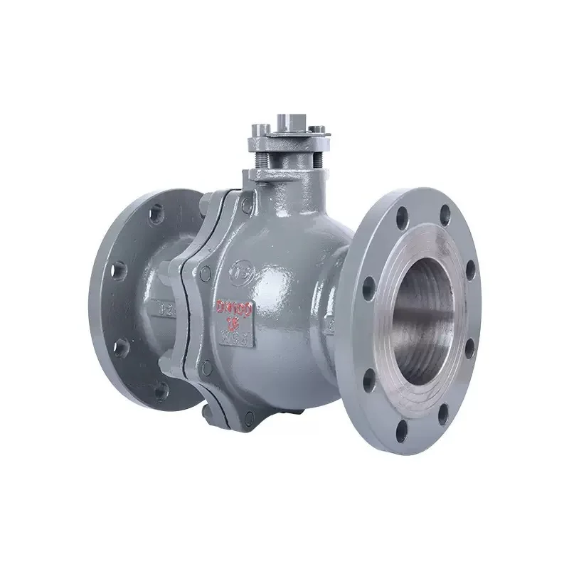 DN50 2-inch PN16 flange ball valve 1.6MPa ductile iron GGG50 two-piece floating ball valve Stainless Steel