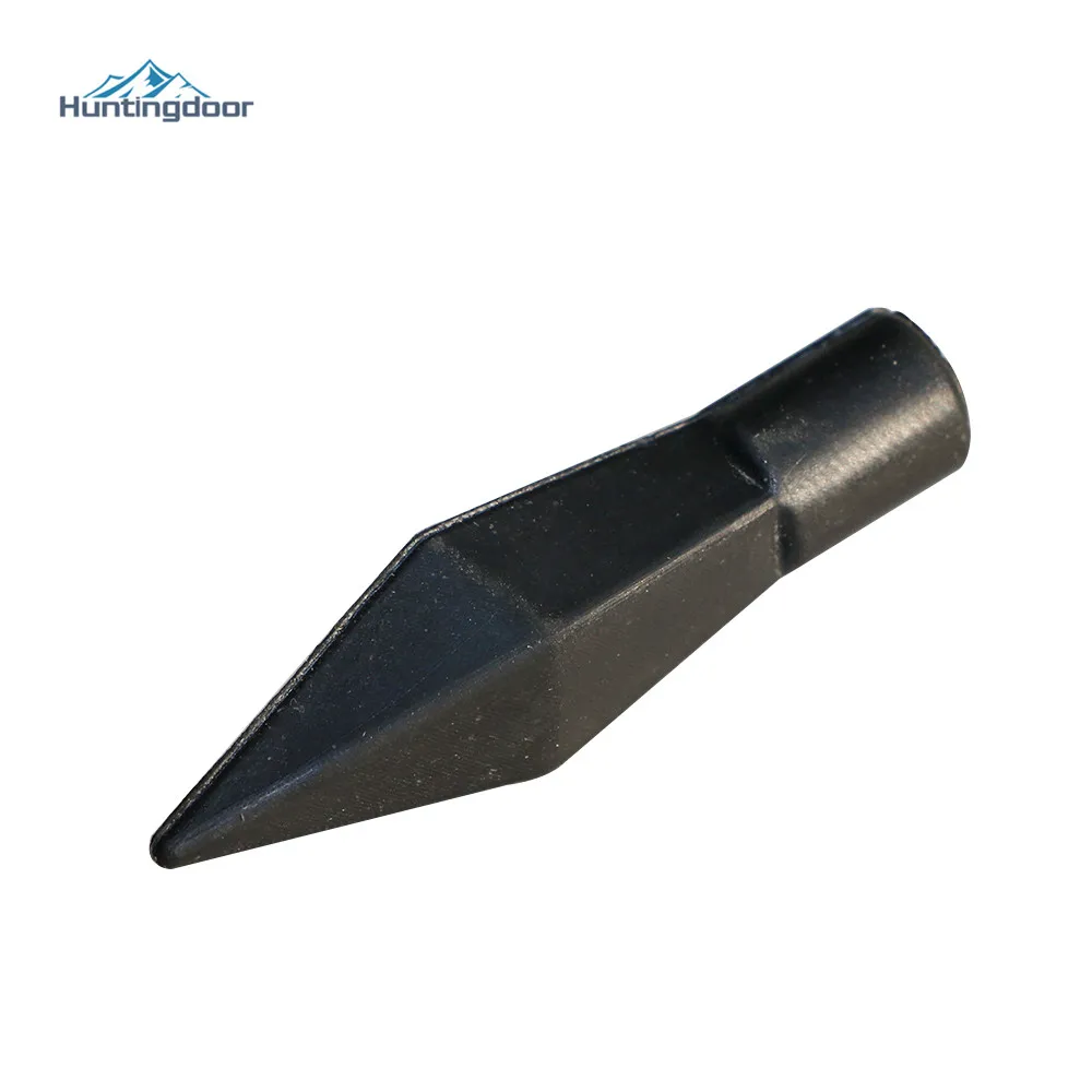 Wholesale Arrow Head Archery Replacement Rubber Broadhead Black Soft Arrow Tip Point Target Practice Archery for teens Safety