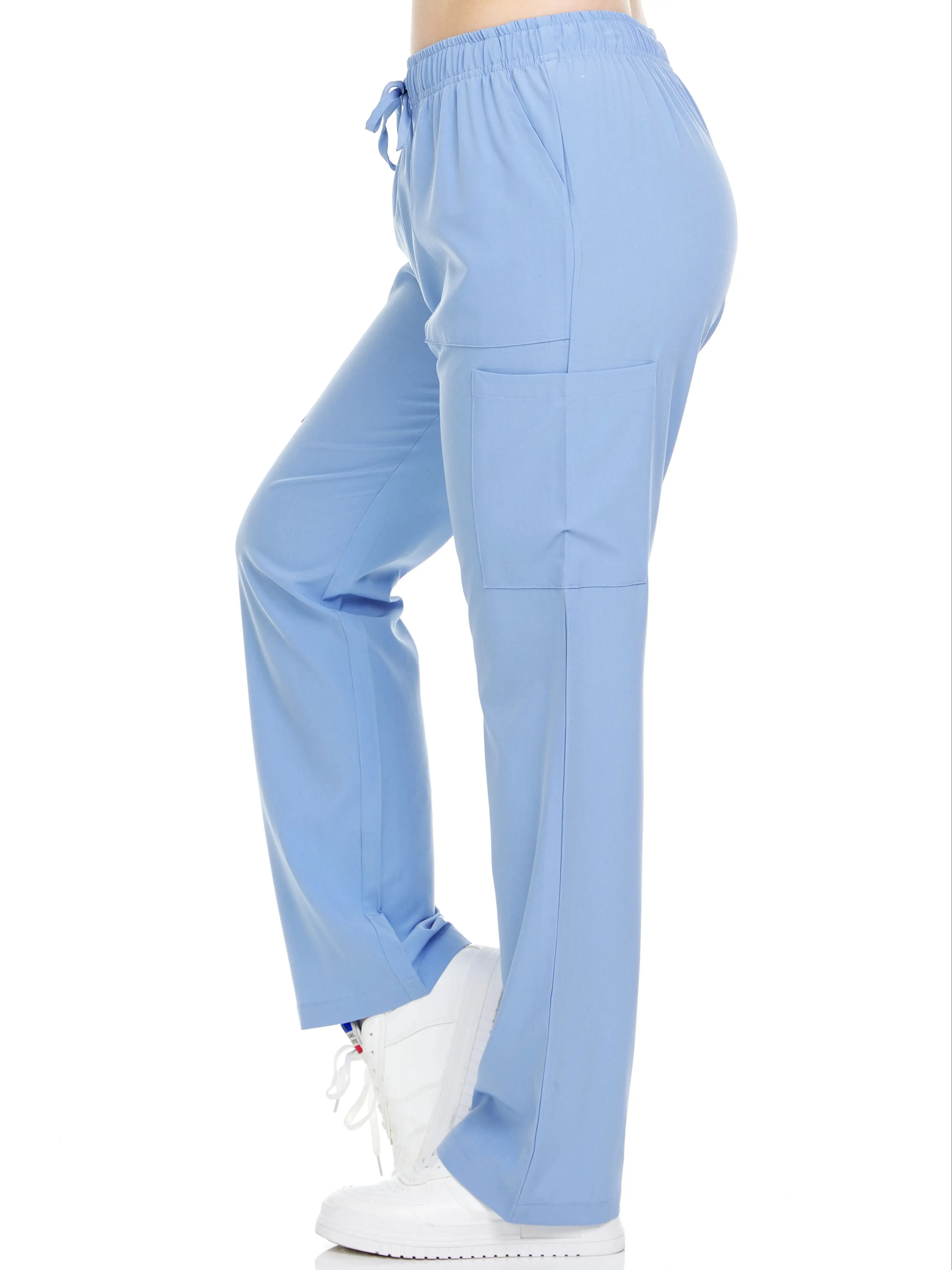 HEAL+WEAR Women's Scrub Pants Multiple Convenient Pockets. 4-Way Stretch Spandex. Wrinkle-Resistant.