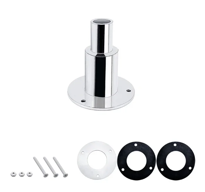 316 stainless steel exhaust pipe fitting with vent hole for marine applications compatible with 22mm24mm hose pipes
