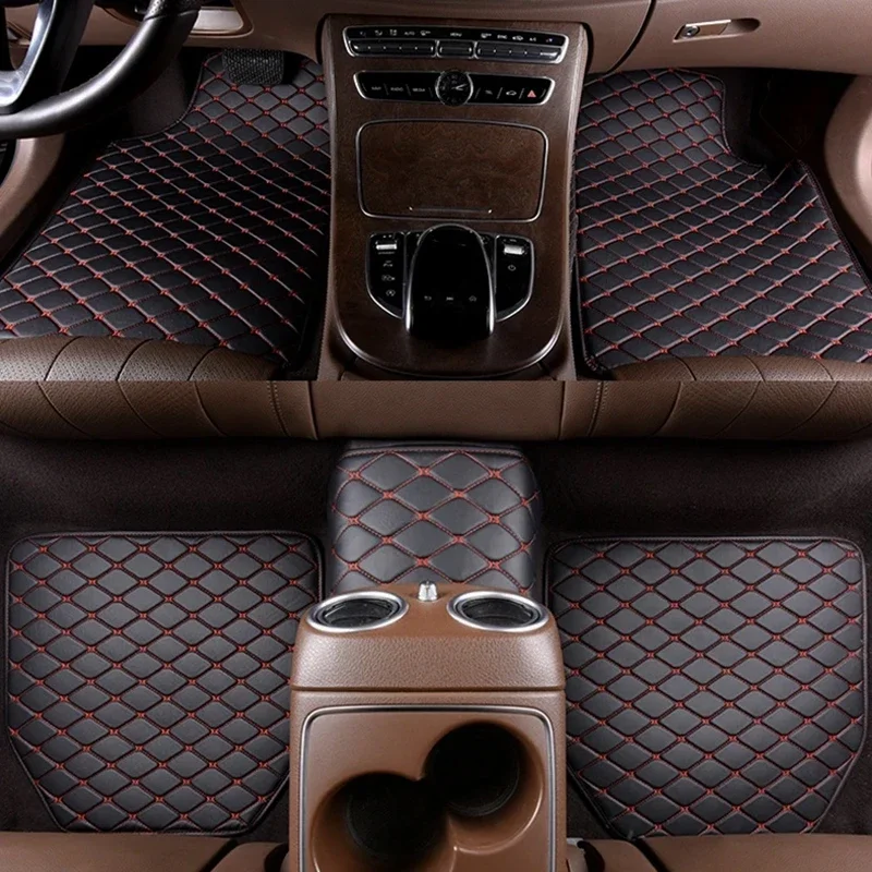 Auto Vloermatten 5 Stuks Universele Kwaliteit PU Leer Waterdichte Auto Voet Pad Protector Auto-interieur Auto-interieur Accessoires