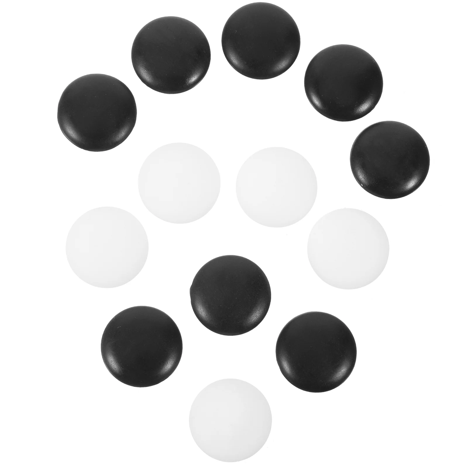 360 Pcs Go Pieces Board Game Beads Chess Accessories Small Supplies Craft Stones Resin Supply Flat Bag