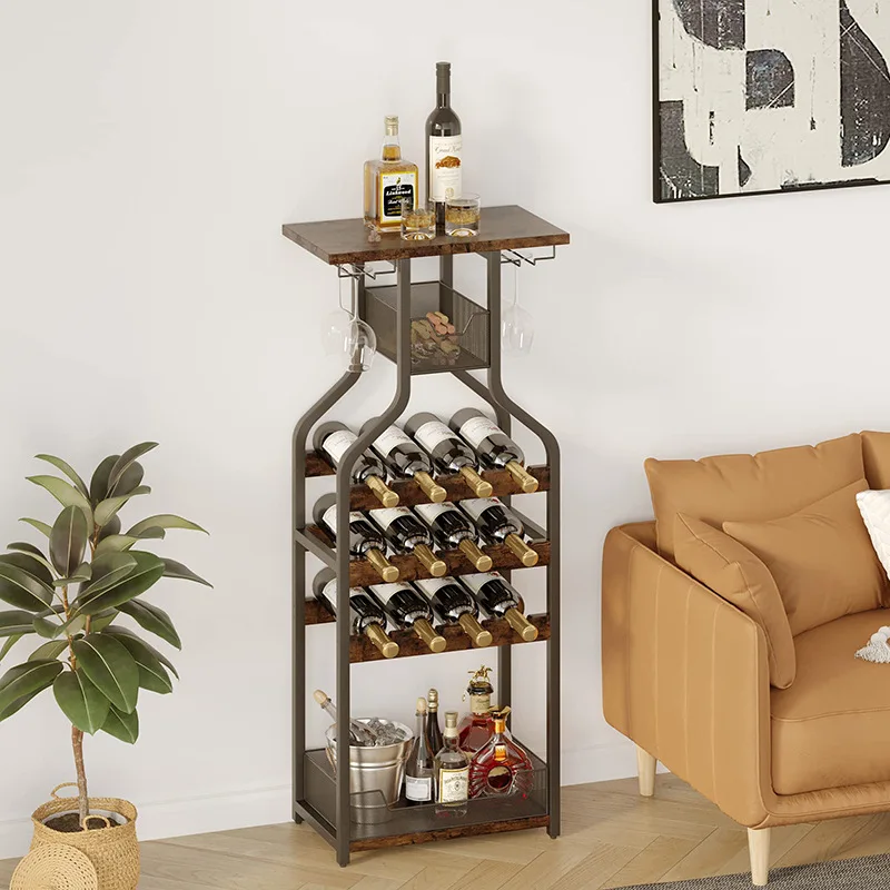 Foldable wine cart Hotel food delivery cart Trolley Customized restaurant Wine cart Kitchen Mobile dining