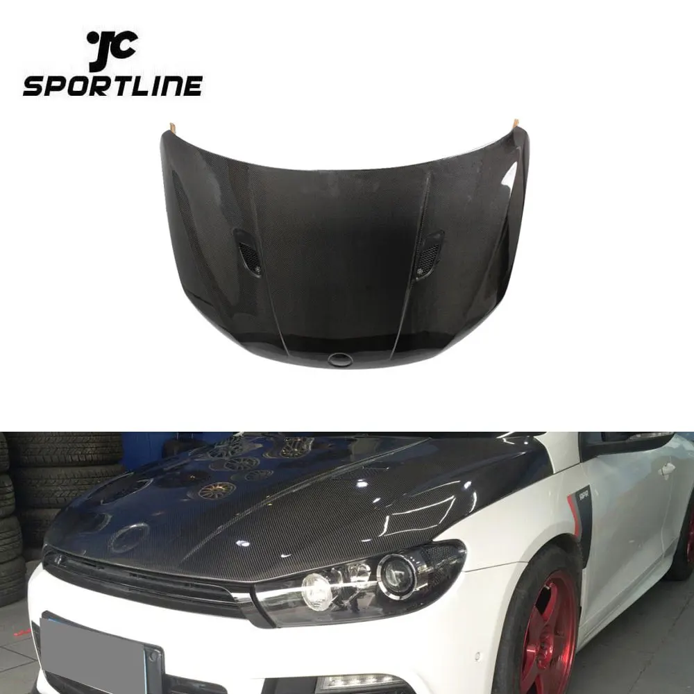 Tuning Auto R Look Carbon Fiber Bonnet Hood For VW Scirocco