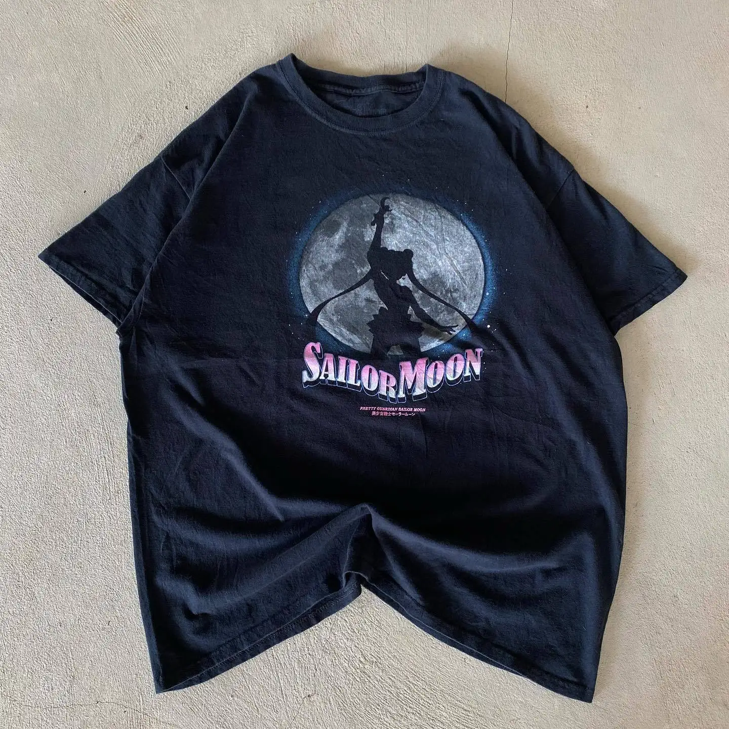 

Sailor Moon Fashion Summer Hot 2025 Blockbuster Crew Neck Short Sleeve T-Shirt Anime Style Versatile Casual Beauty Tide Youth