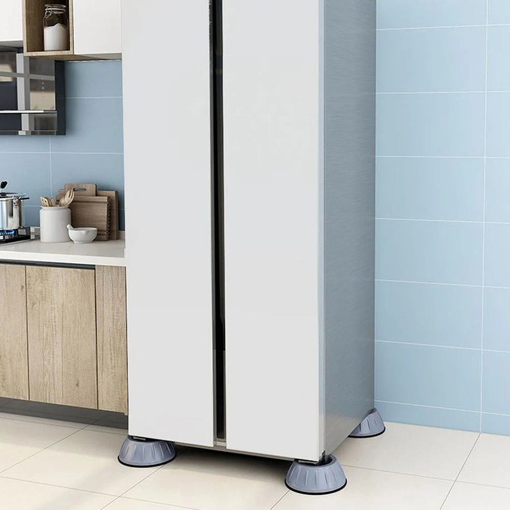 

4Pcs Anti Vibration Pads Strong Load Bearing Non Slip Rubber Mat Floor Protector for Washing Machine Refrigerator Noise