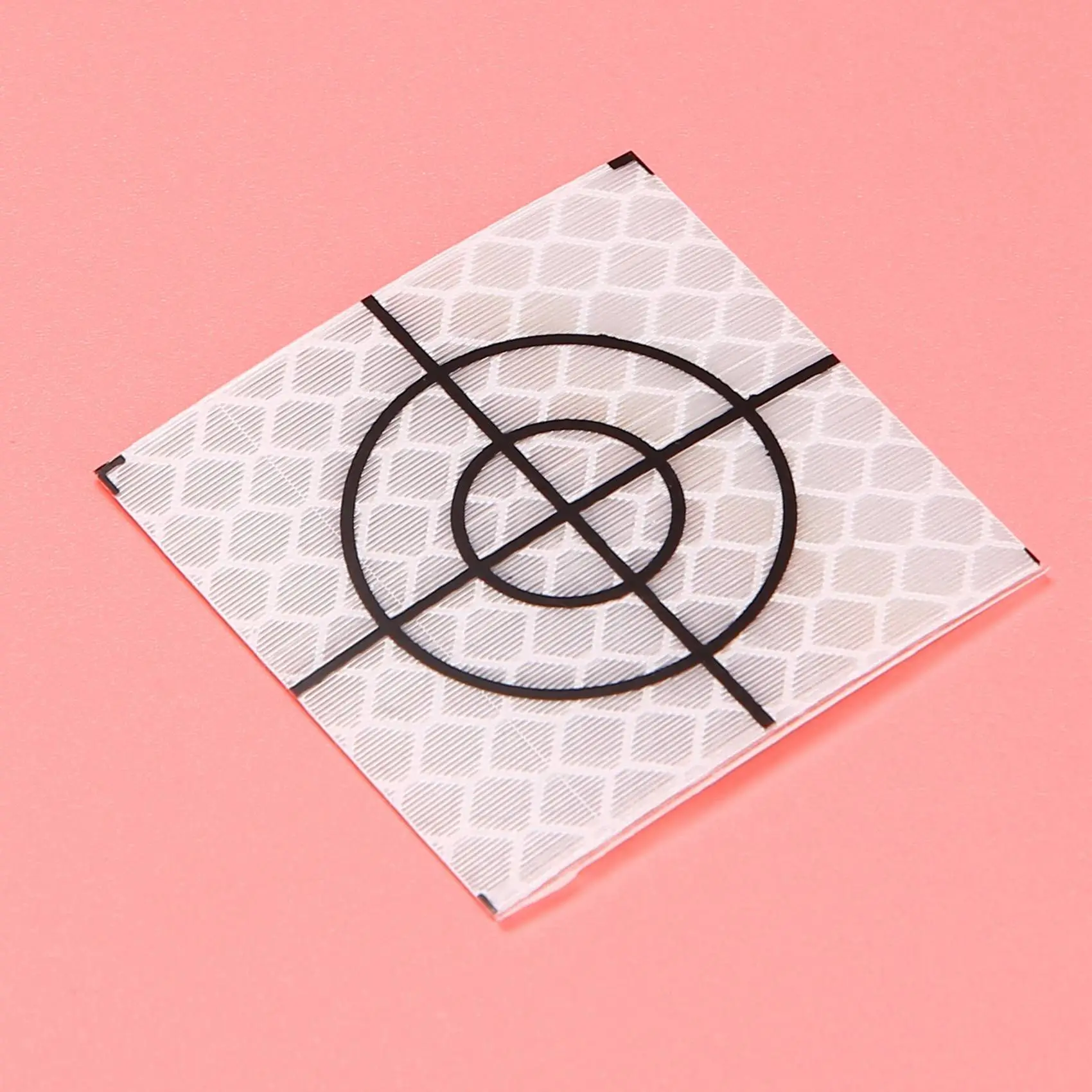 100Pcs Prism Measurement Reflector Sheet Reflective Tape Target Total Station Tunnel Survey 40X40Mm