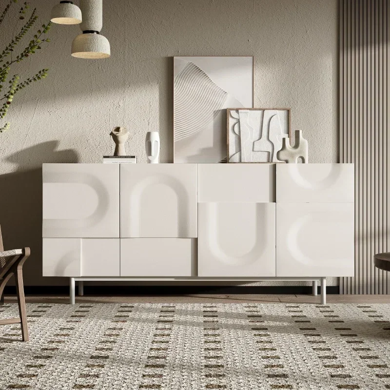 

White Apartment Living Room Cabinets Modern Minimalist Multi-layer Removable Cabinet Bookcase Entryway Armadi Aperti Furniture