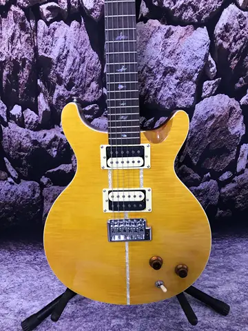 공장 맞춤형 일렉트릭 기타 Yellow Flame Maple Top Tremolo 시스템 Best5