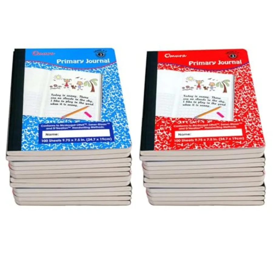 

Тетрадь для записей PRIMARY JOURNAL, для 1-2 классов, в линейку (на полстраницу), 100 листов