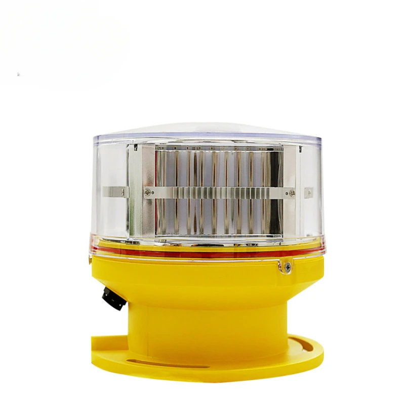 Medium-intensity L864 Aviation Obstruction Light Aircraft Guidance Navigate Solar Warning Light for Tower Skyscraper