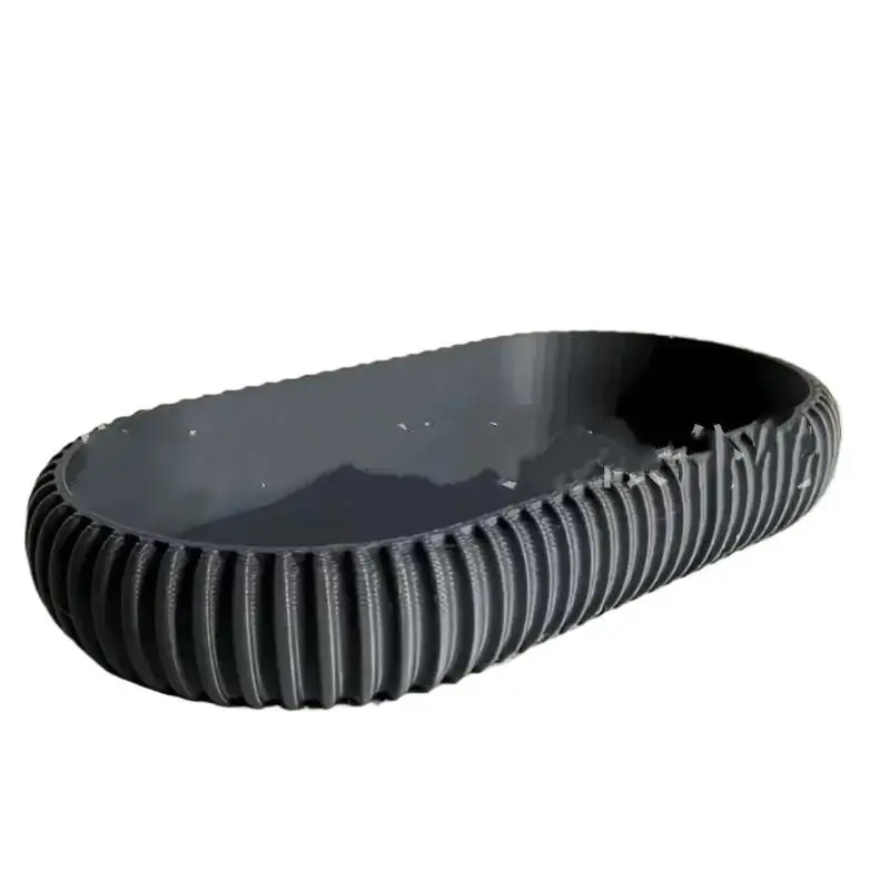 3D Printed Jewelry Storage Tray Oval Groove Decorative Holder For Earring Ring Hairpin Desktop Vanity Organizer