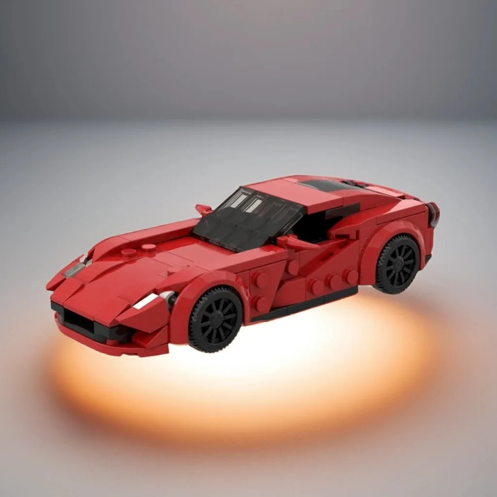 

148 шт. MOC 812, спортивный автомобиль, высокопроизводительный гоночный автомобиль, роскошная модель суперкара, модель «сделай сам», строительные блоки, игрушки на день рождения, подарок