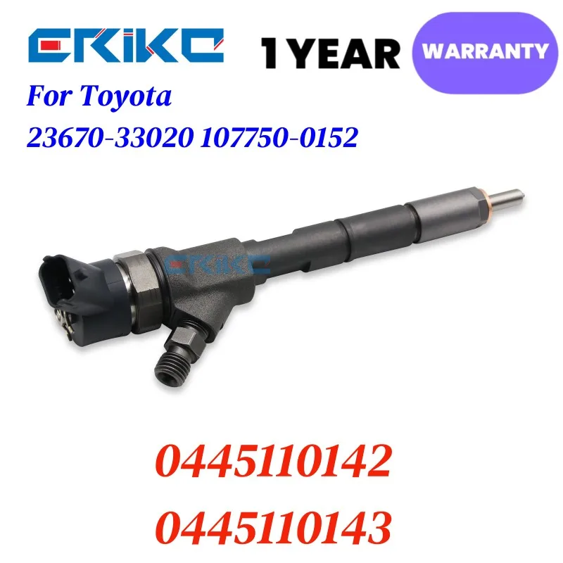 

0 445 110 142 Diesel Sprayer 0 445 110 143 0445110143 0445110142 Common Rail Injector for Toyota 23670-33020 107750-0152