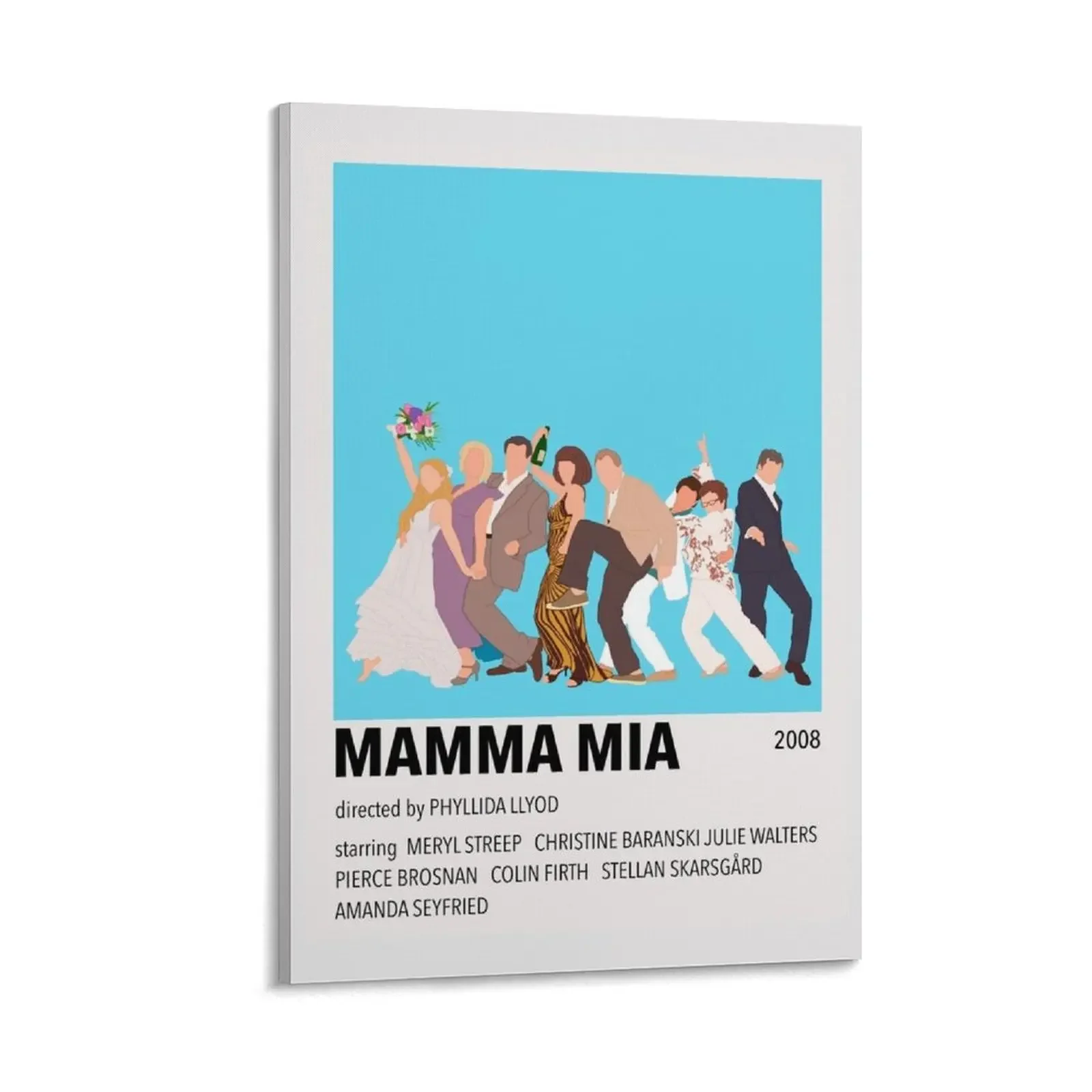 

Mamma Mia Minimalist Poster Canvas Painting poster stickers & posters home decors accessories home and decoration